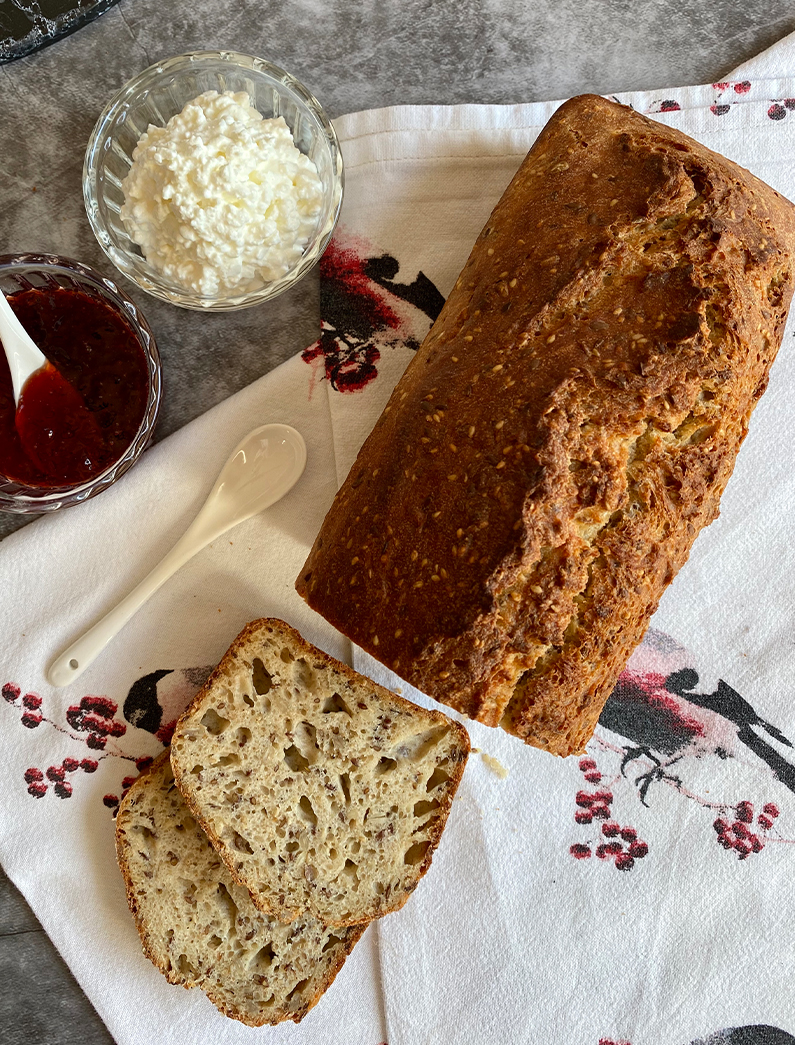 Lecker und einfach: Unser schnelles Brot aus Emmer mit Quark